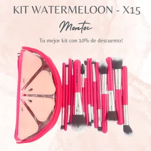 KIT DE BROCHAS WATERMELON X15 - MONTOC